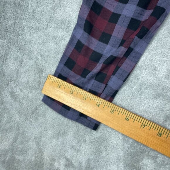 Torrid Womens Plaid High-Waisted Leggings 1X Cotton & Spandex Blend NWT 6070 - Picture 6 of 11